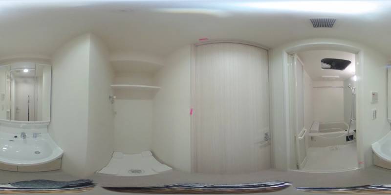 パノラマ画像洗面所