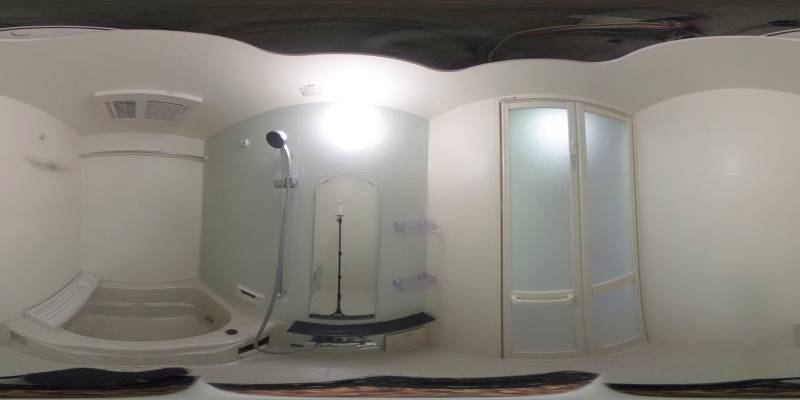 パノラマ画像バスルーム