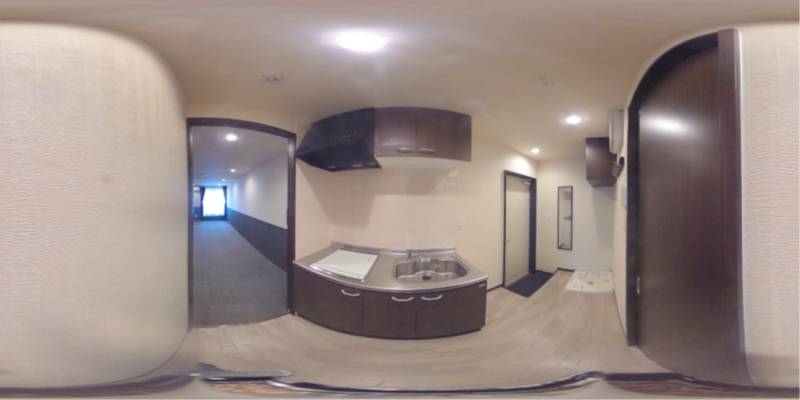 パノラマ画像キッチン