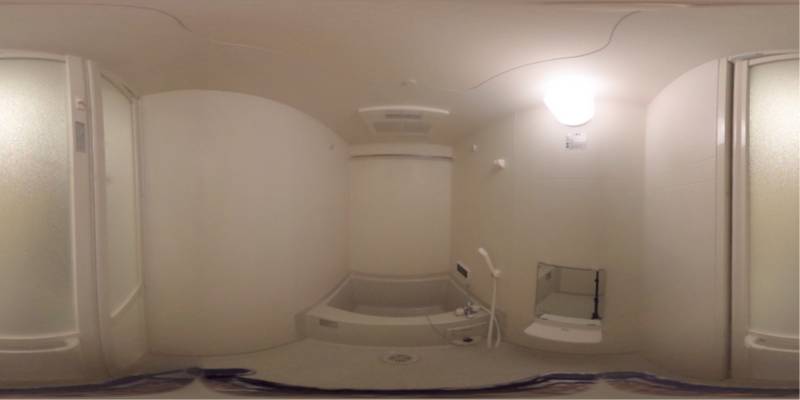 パノラマ画像バスルーム