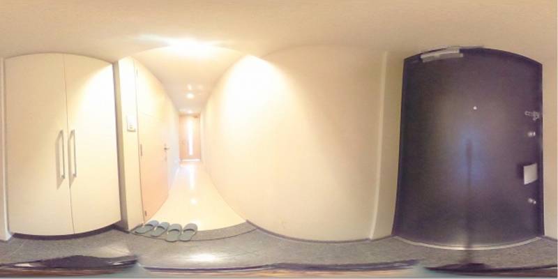 パノラマ画像玄関