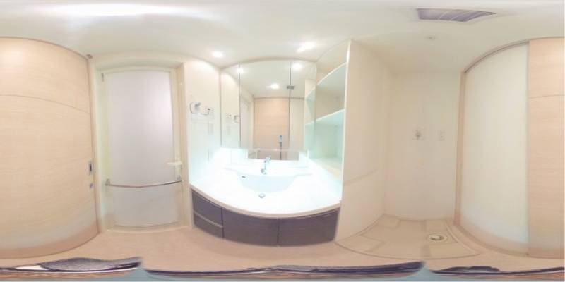 パノラマ画像洗面所