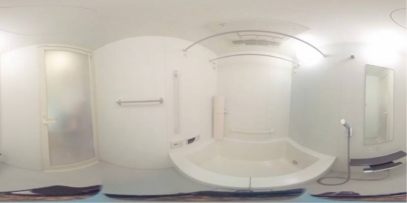 パノラマ画像バスルーム