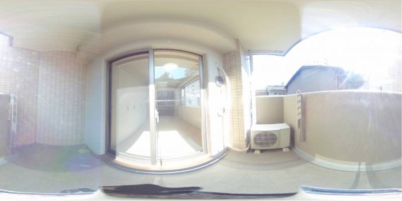 パノラマ画像バルコニー