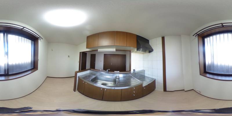 パノラマ画像キッチン