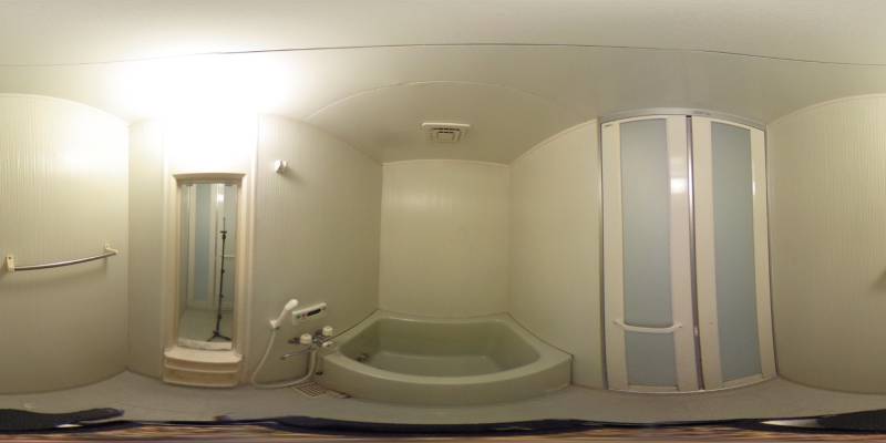 パノラマ画像バスルーム