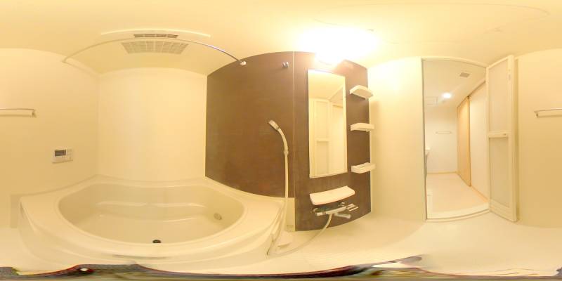 パノラマ画像バスルーム