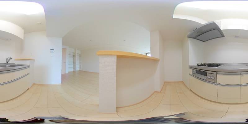 パノラマ画像キッチン