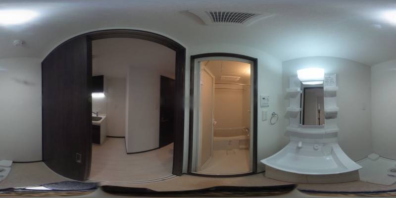 パノラマ画像洗面所