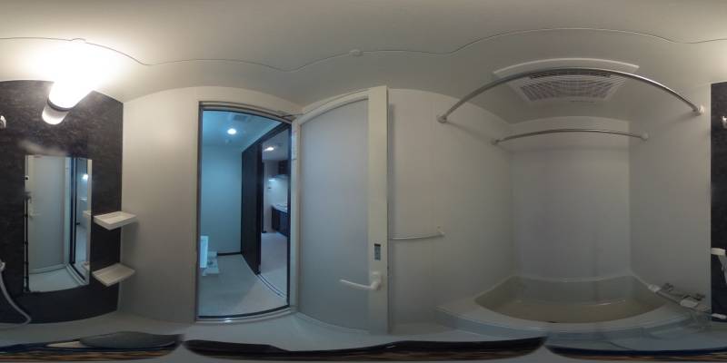 パノラマ画像バスルーム