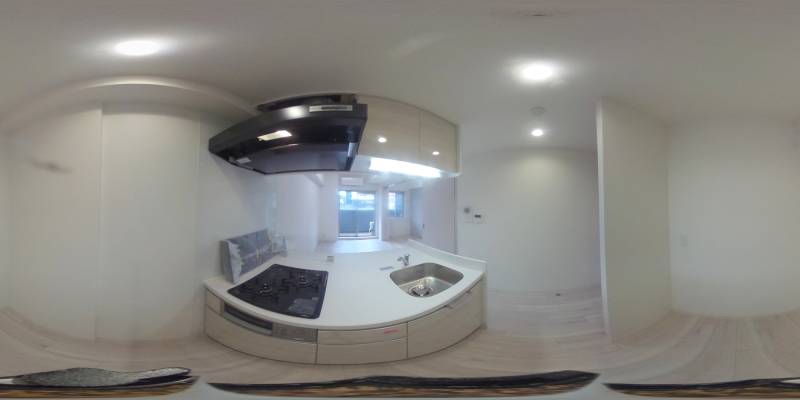 パノラマ画像キッチン