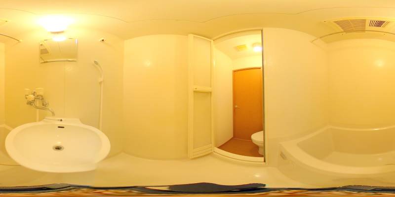 パノラマ画像バスルーム