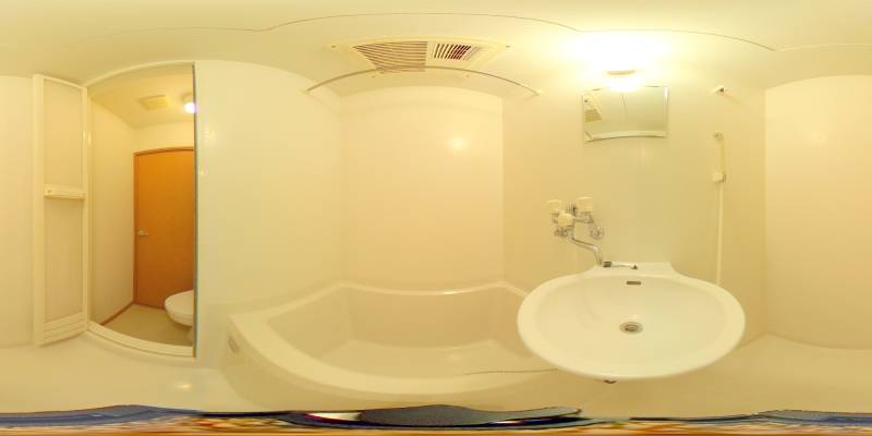 パノラマ画像バスルーム