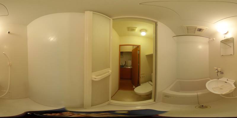 パノラマ画像バスルーム