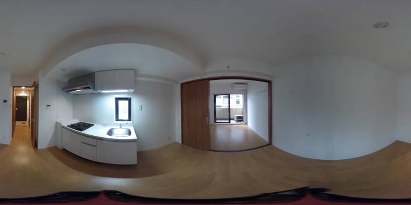 パノラマ画像キッチン
