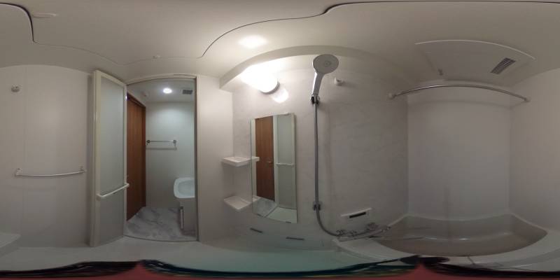 パノラマ画像バスルーム