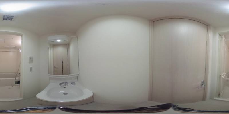 パノラマ画像洗面所
