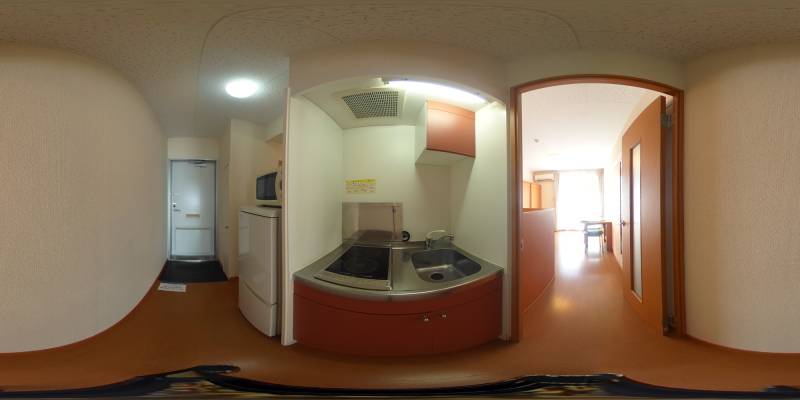 パノラマ画像キッチン