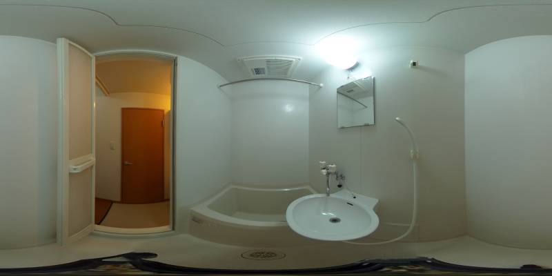 パノラマ画像バスルーム