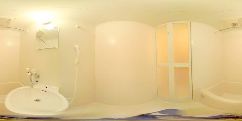 パノラマ画像バスルーム