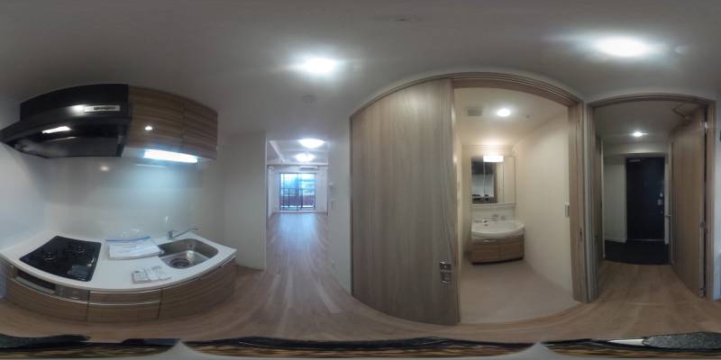 パノラマ画像キッチン