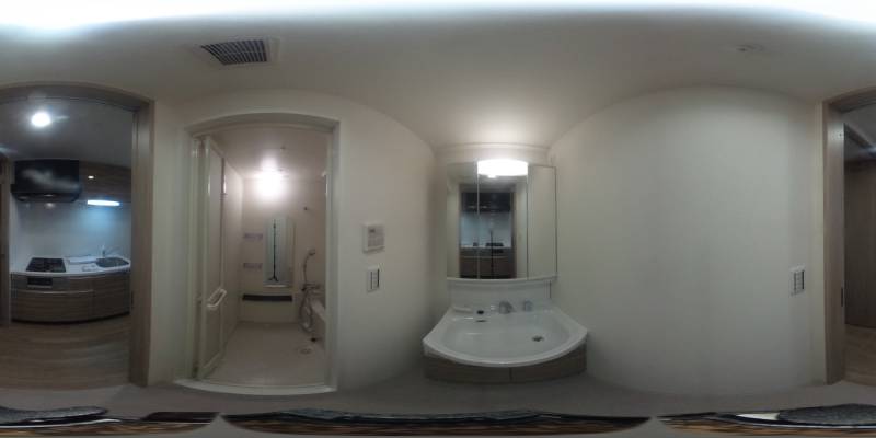 パノラマ画像洗面所