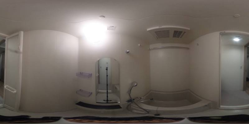 パノラマ画像バスルーム