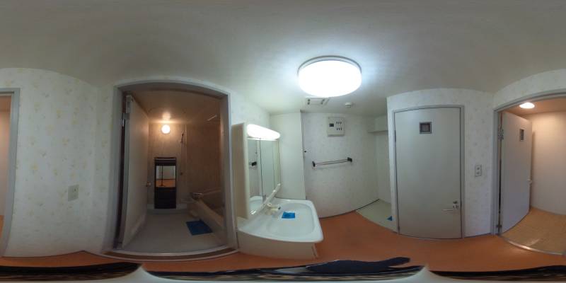 パノラマ画像洗面所