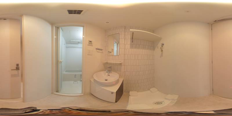 パノラマ画像洗面所