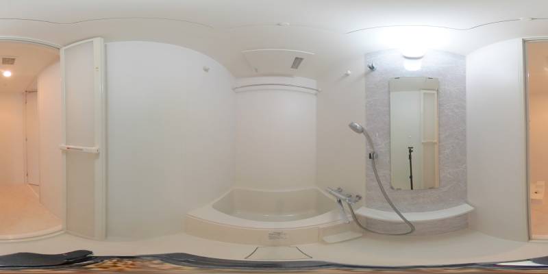 パノラマ画像バスルーム