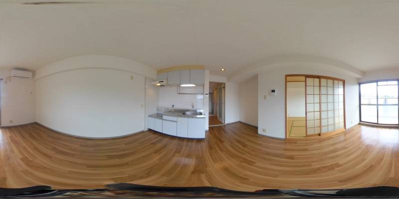 パノラマ画像リビング