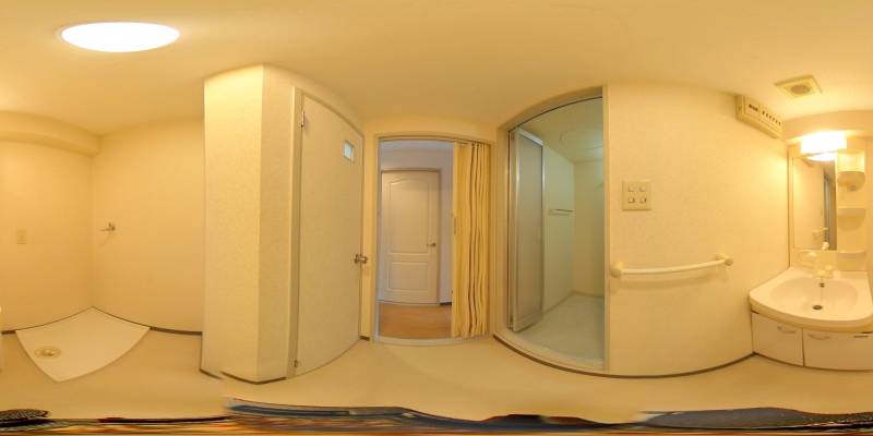 パノラマ画像洗面所