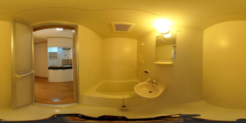 パノラマ画像バスルーム