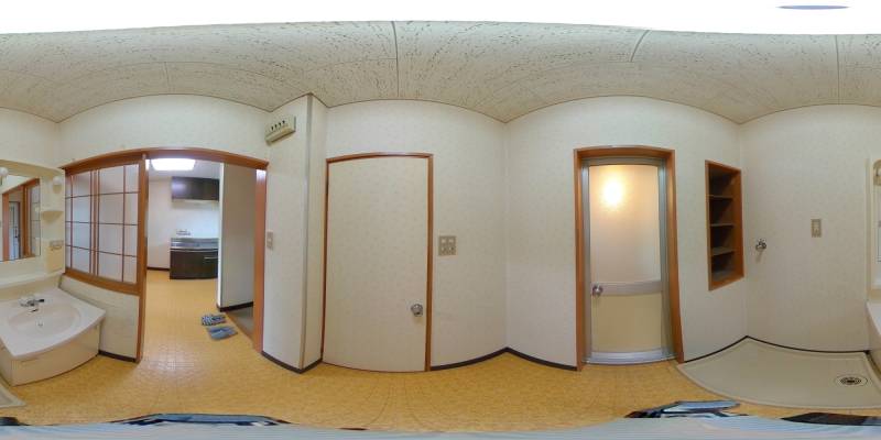 パノラマ画像洗面所