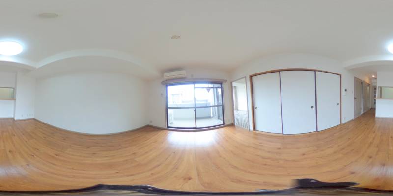 パノラマ画像リビング