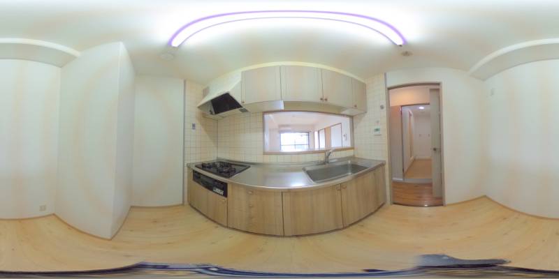 パノラマ画像キッチン