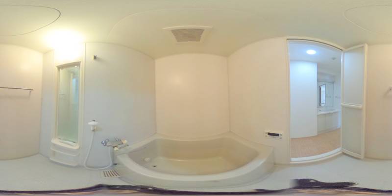 パノラマ画像バスルーム