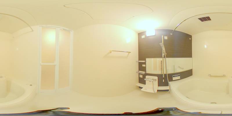 パノラマ画像バスルーム