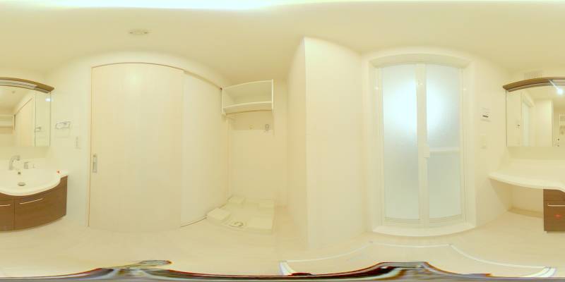 パノラマ画像洗面所