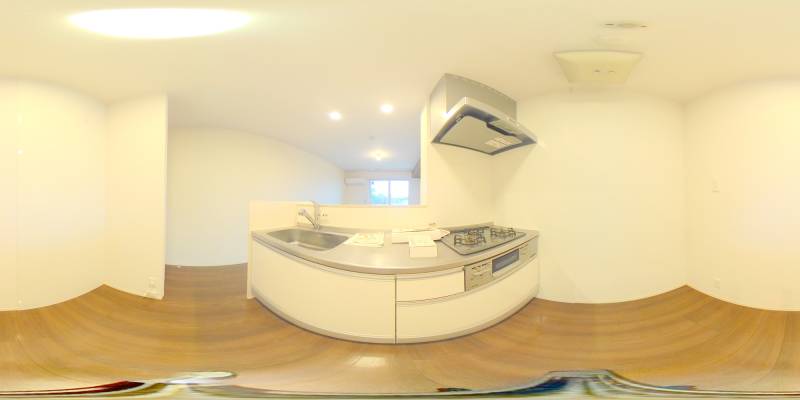 パノラマ画像キッチン