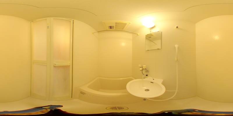 パノラマ画像バスルーム