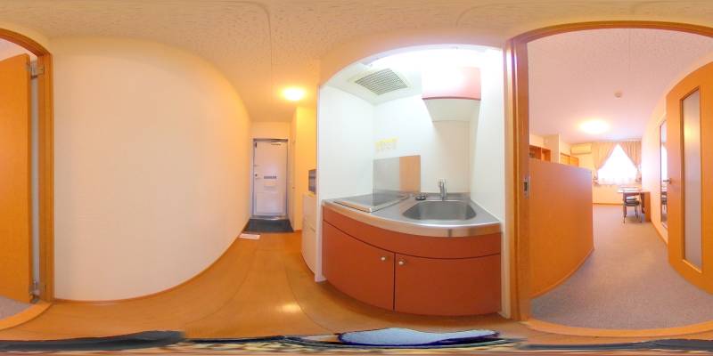 パノラマ画像キッチン