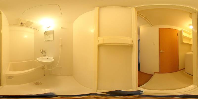 パノラマ画像バスルーム