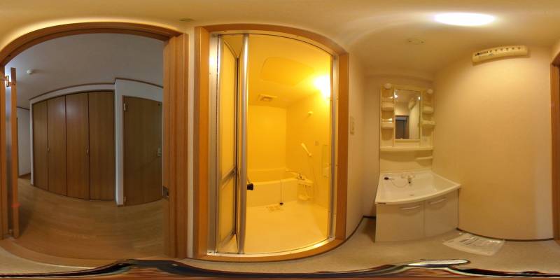 パノラマ画像洗面所