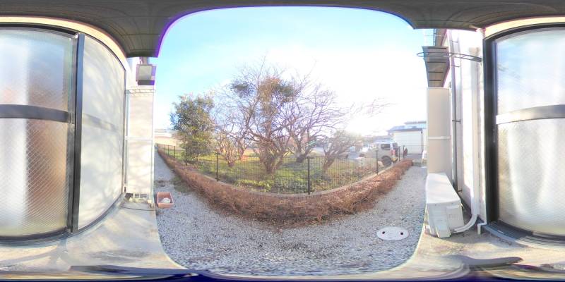 パノラマ画像バルコニー