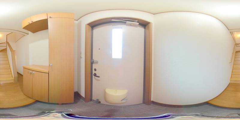 パノラマ画像玄関