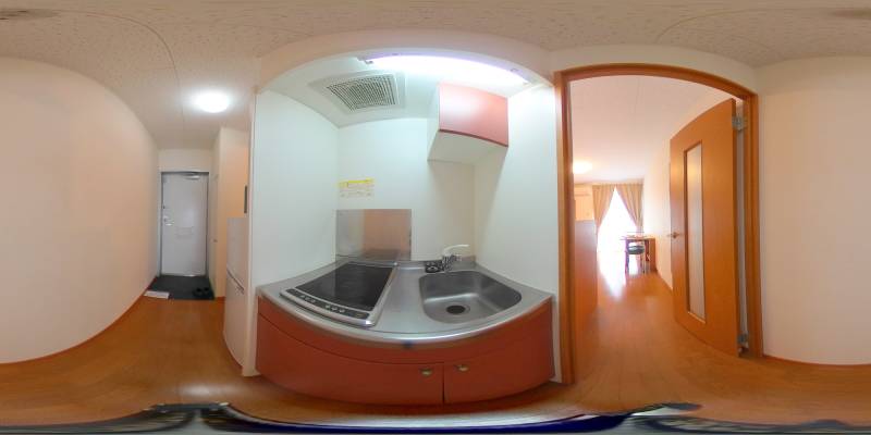 パノラマ画像キッチン