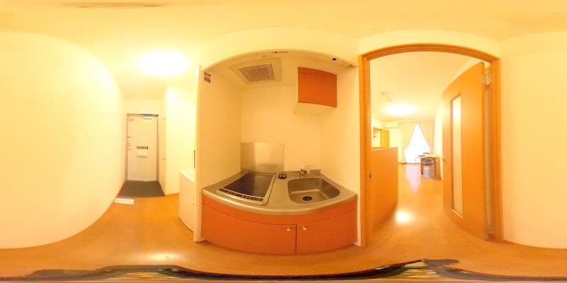 パノラマ画像キッチン