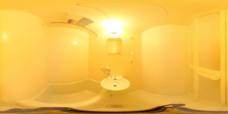 パノラマ画像バスルーム