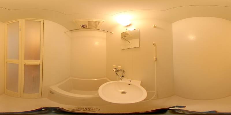 パノラマ画像バスルーム